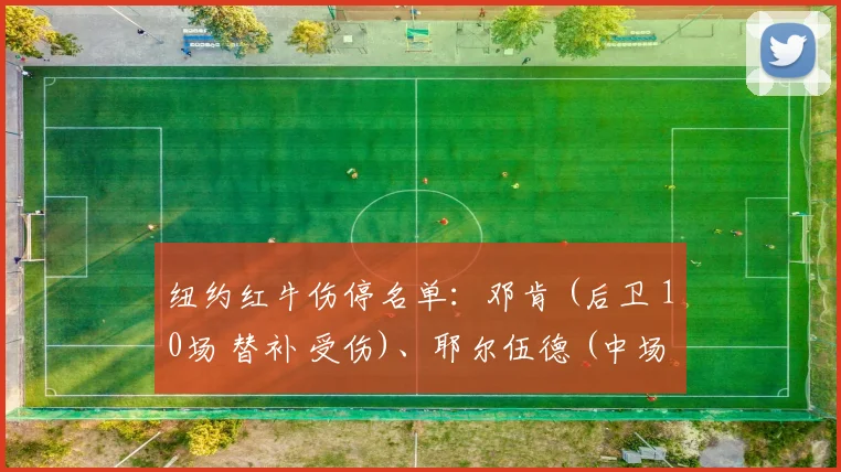 纽约红牛伤停名单：邓肯 (后卫 10场 替补 受伤)、耶尔伍德 (中场 25场2球 主力 受伤)、恩戈马 (前锋 8场2球 替补 受伤)