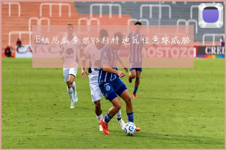 E组厄瓜多尔vs科特迪瓦任意球威胁